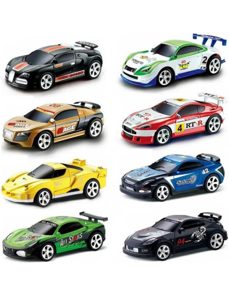 Mini Coche RC 1:58 Shantou Rojo Control Remoto 2.4G Mini Coche RC 1:58 Shantou Rojo Control Remoto 2.4G