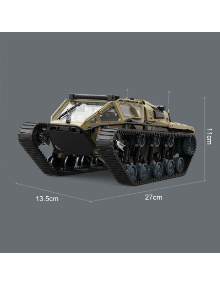 Tanque RC Crawler GUANGDONG 1:16 10KM/H 4WD Off-Road Tanque RC Crawler GUANGDONG 1:16 10KM/H 4WD Off-Road
