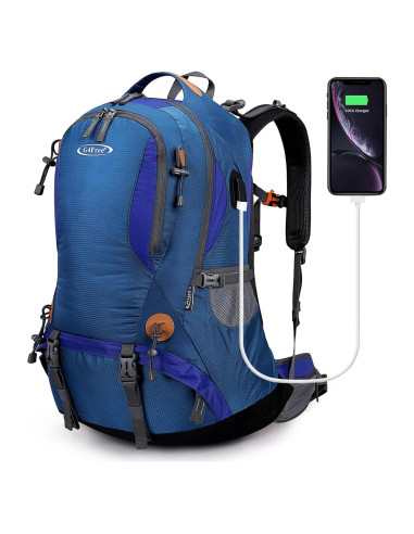Mochila de Senderismo G4Free 50L Impermeable con Funda