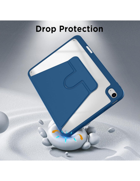 Funda Rotativa 360 CACOE para iPad 11/10 Gen 2022/2025 Azul Funda Rotativa 360 CACOE para iPad 11/10 Gen 2022/2025 Azul
