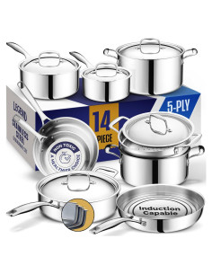 Juego de Utensilios de Cocina Legend | 14 Piezas Acero Inoxidable