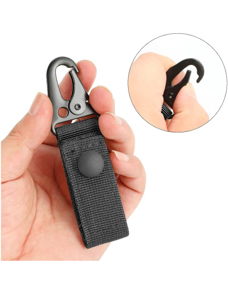 Anillo de Llave Molle FRTKK Cinturón Nylon 4 Piezas Anillo de Llave Molle FRTKK Cinturón Nylon 4 Piezas
