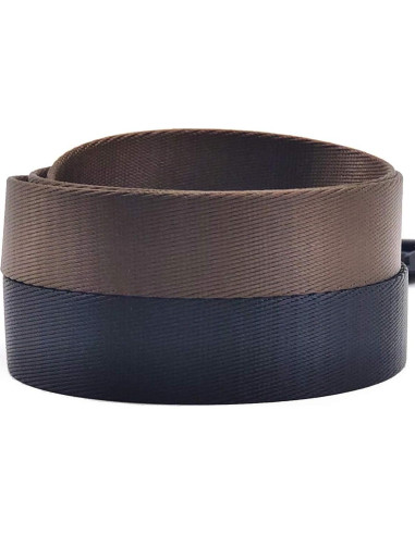 Paquete de 2 cinturones de nylon para hombres 3,18 cm ajustables
