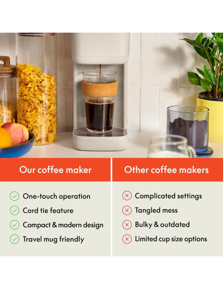 Cafetera BELLA K Cup 1 Taza 6oz a 14oz Automática Cafetera BELLA K Cup 1 Taza 6oz a 14oz Automática