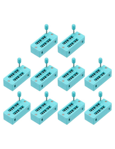 Zócalo de Prueba ZIF IC Universal MECCANIXITY 14 Pines 2.54mm