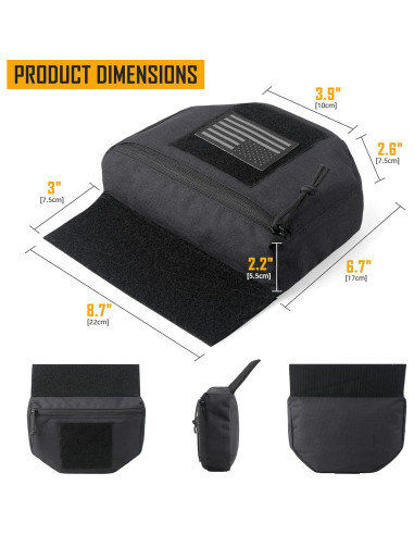 Bolsa Dangler Táctica WYNEX para Portaplacas 22x17x5.5cm